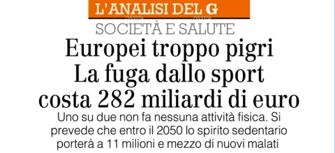 Europei troppo pigri